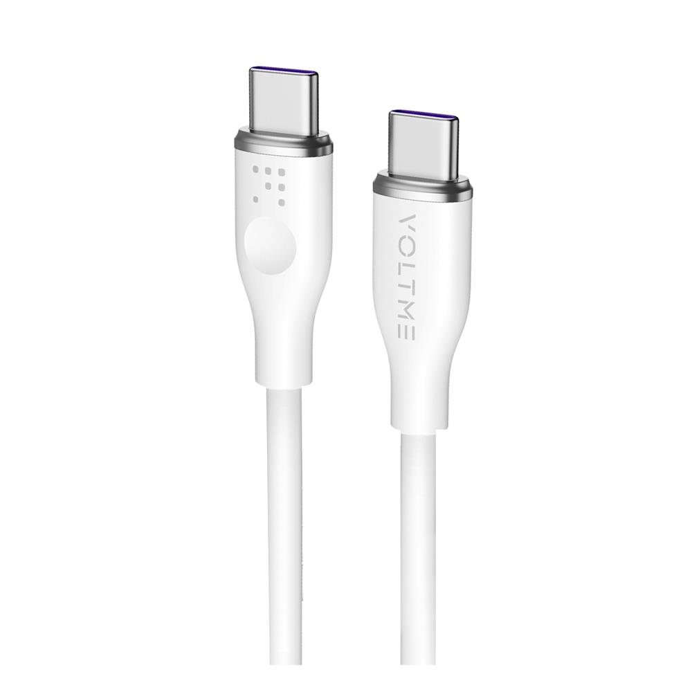 สายชาร์จ USB-C TO USB-C VOLTME C2031 1 เมตร สีขาว