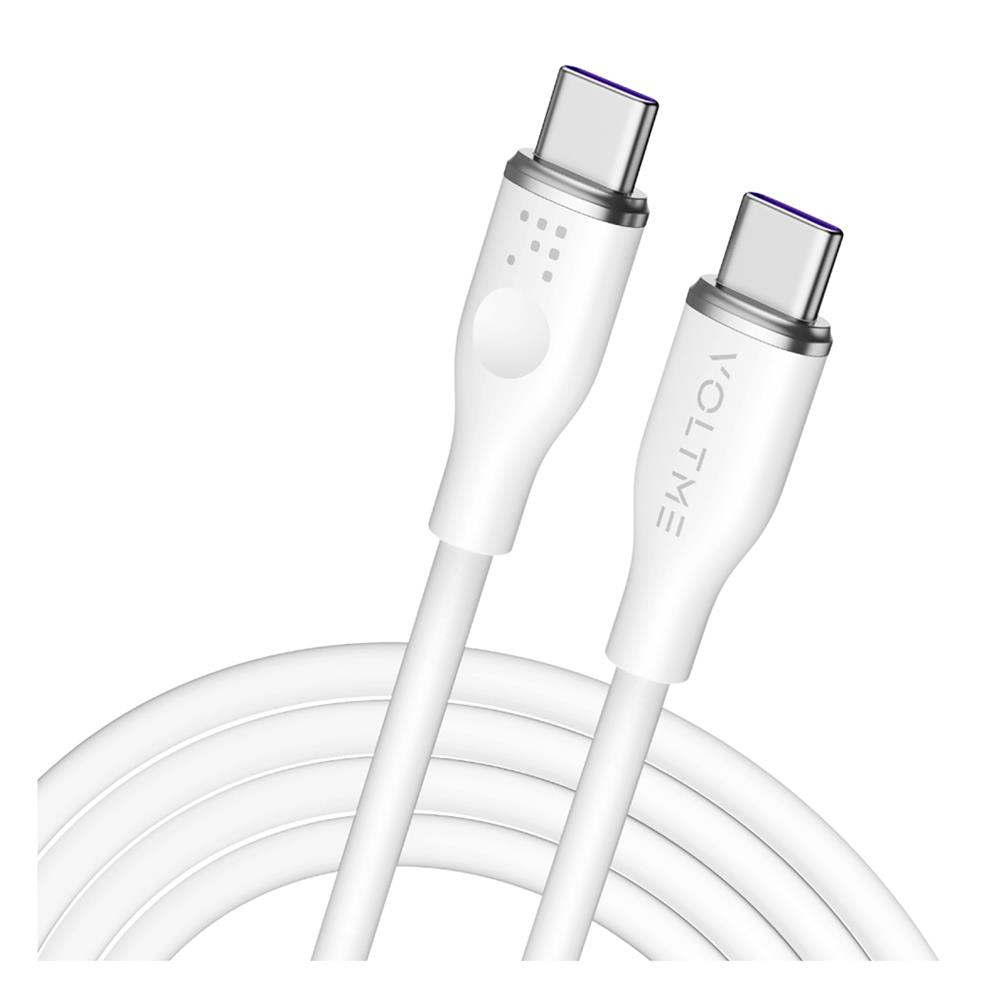สายชาร์จ USB-C TO USB-C VOLTME C2031 1 เมตร สีขาว