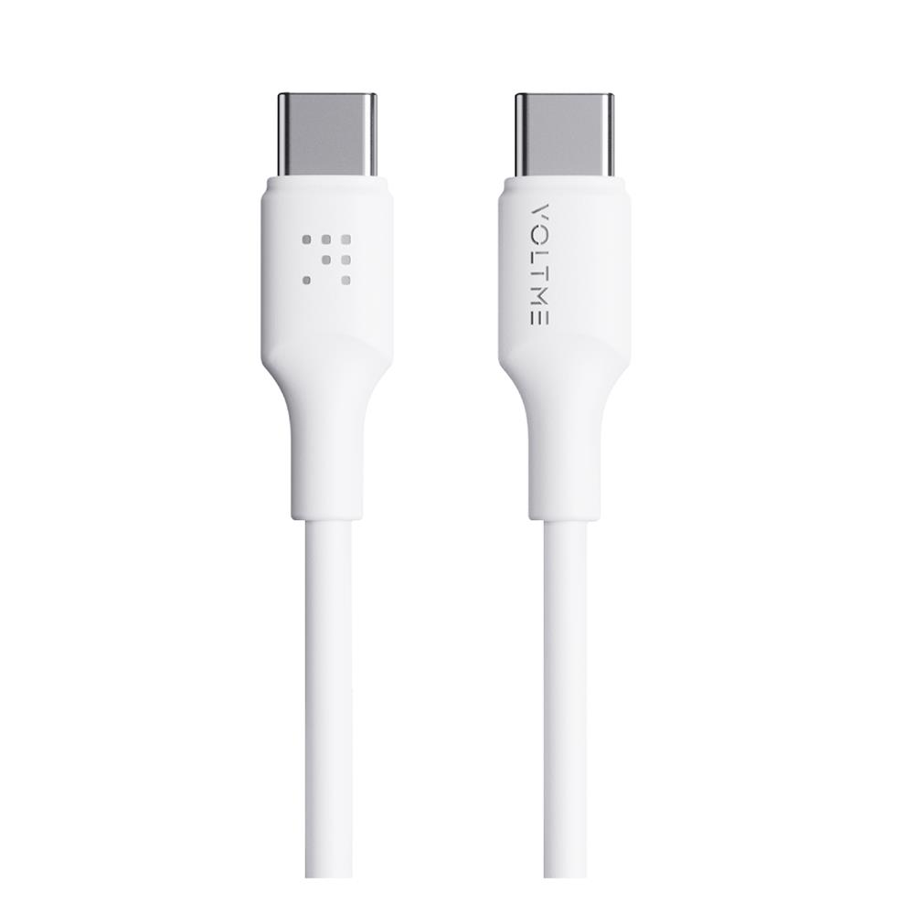 สายชาร์จ USB-C TO USB-C VOLTME C2281 2 เมตร สีขาว