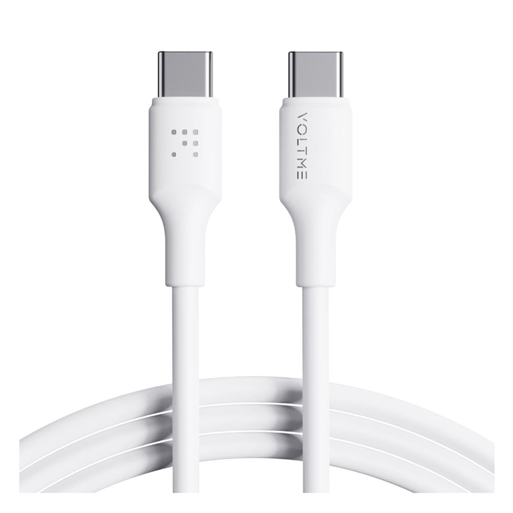 สายชาร์จ USB-C TO USB-C VOLTME C2281 2 เมตร สีขาว