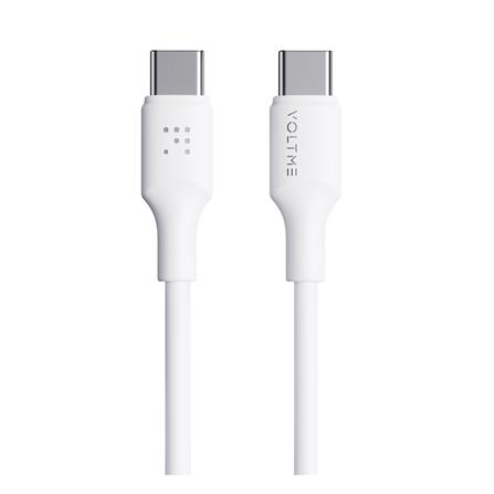สายชาร์จ USB-C TO USB-C VOLTME C2281 2 เมตร สีขาว_0