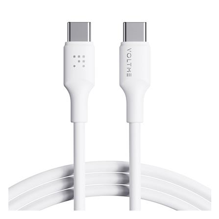 สายชาร์จ USB-C TO USB-C VOLTME C2281 2 เมตร สีขาว_1