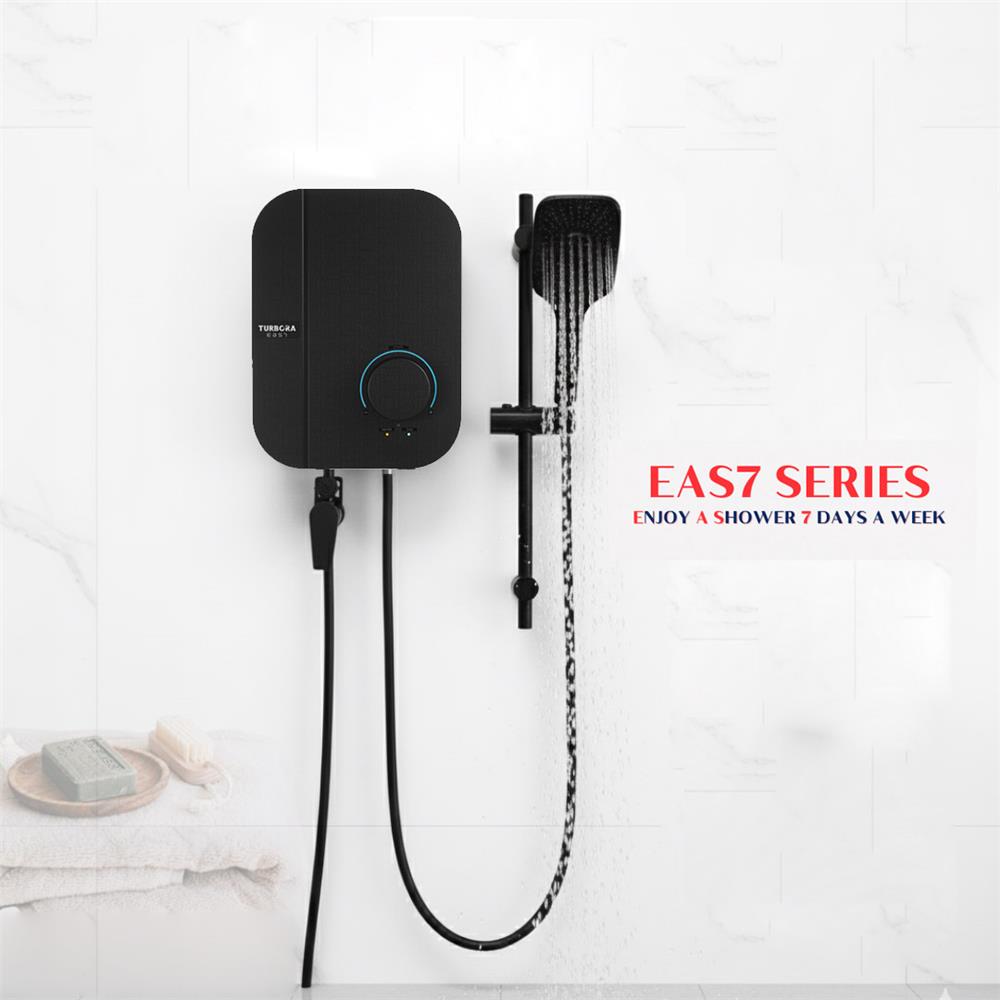 เครื่องทำน้ำอุ่น TURBORA Q4500W 4500 วัตต์ สีดำ