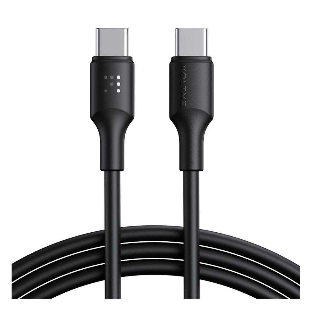 สายชาร์จ USB-C TO USB-C VOLTME C2278 1.2 เมตร สีดำ
