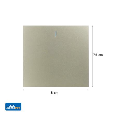 สวิตซ์ 2 ทาง 1 ช่อง SIZE L SIMON 52S-012L-G7 สีทอง_2