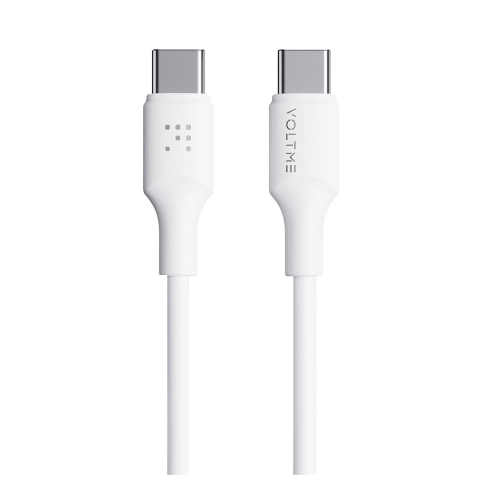 สายชาร์จ USB-C TO USB-C VOLTME C2275 2 เมตร สีขาว