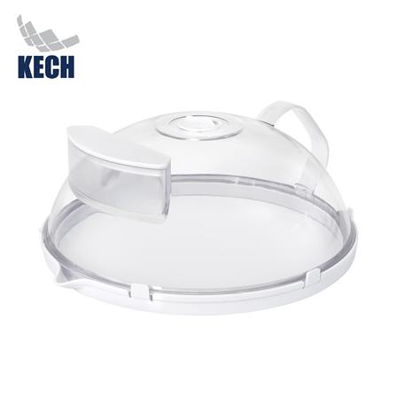 ภาชนะไมโครเวฟฝาครอบ KECH STEAM 26 ซม. สีขาว_0