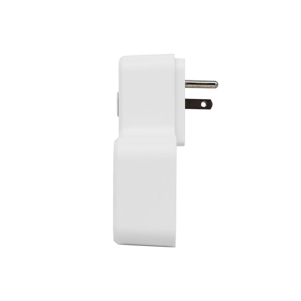 ปลั๊กแปลง 3 ขา 2 ช่อง 2 USB-A 1 USB-C 16 แอมป์ HACO ADU20-U2A1C