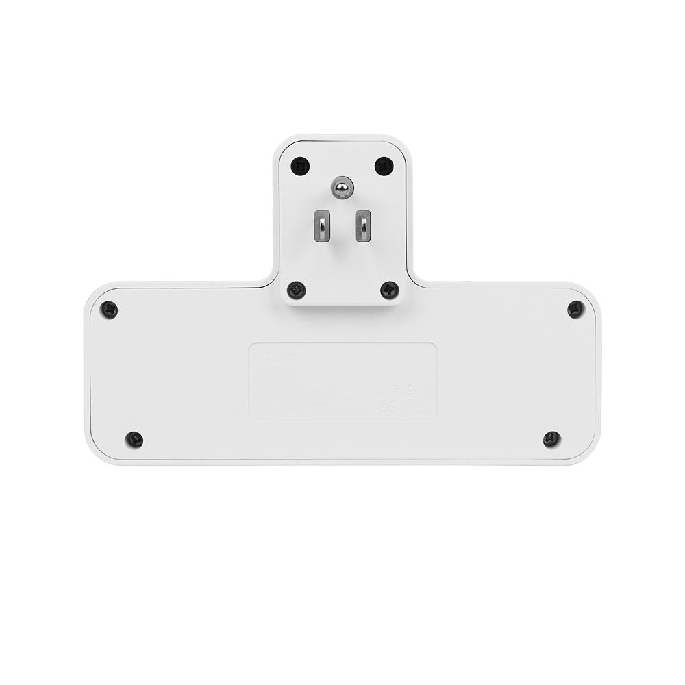 ปลั๊กแปลง 3 ขา 2 ช่อง 2 USB-A 1 USB-C 16 แอมป์ HACO ADU20-U2A1C