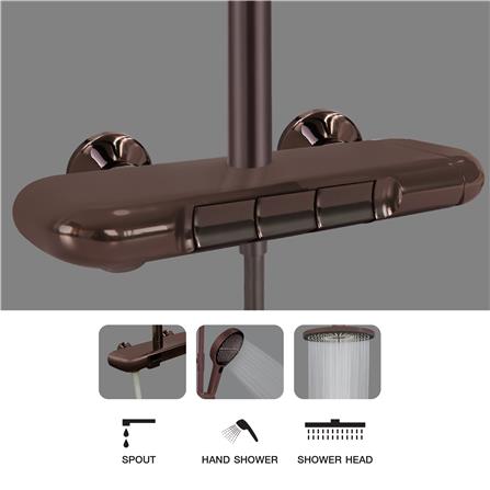 ฝักบัว RAIN SHOWER ผสม HONS ST8000_3