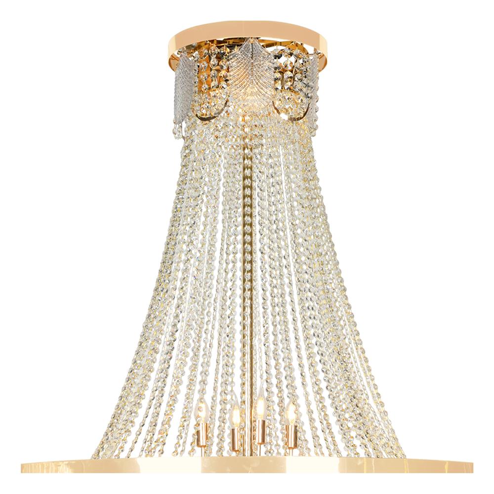 ไฟช่อ L&E 01-03113 สีทอง/ใส 49 หัว