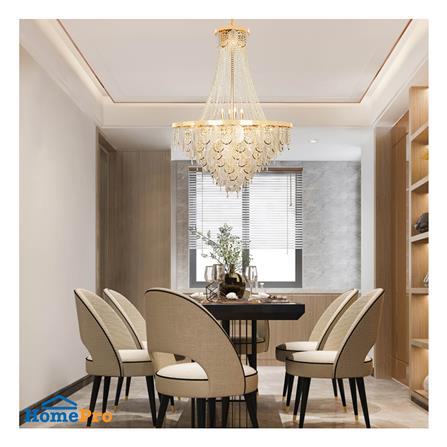 ไฟช่อ L&E 01-03113 สีทอง/ใส 49 หัว_3