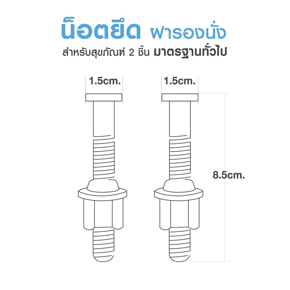 น๊อตยึดฝารองนั่ง ELEGANCE EG-4590 แพ็ก 2 ชิ้น