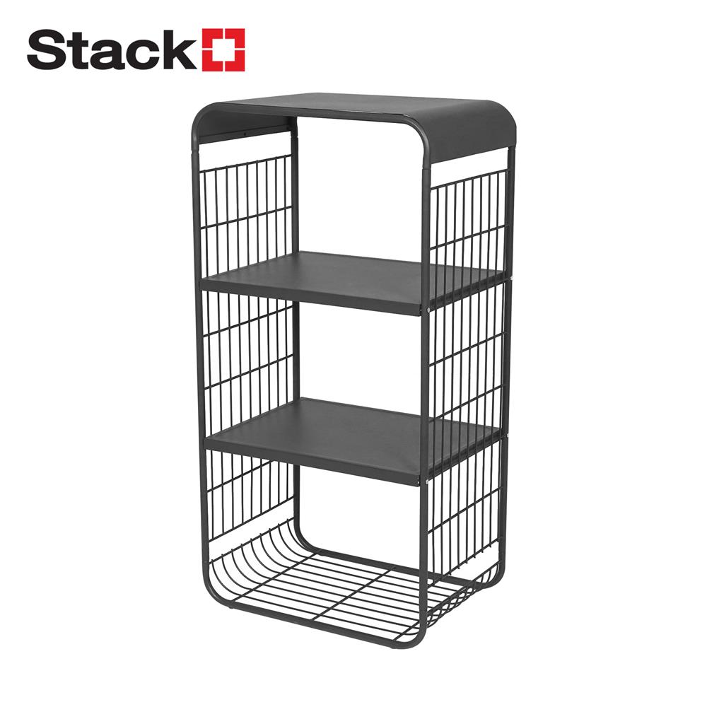 ชั้นวางของ 3 ชั้น STACKO MELLOW 43X30.5X84 ซม. สีเทา_0
