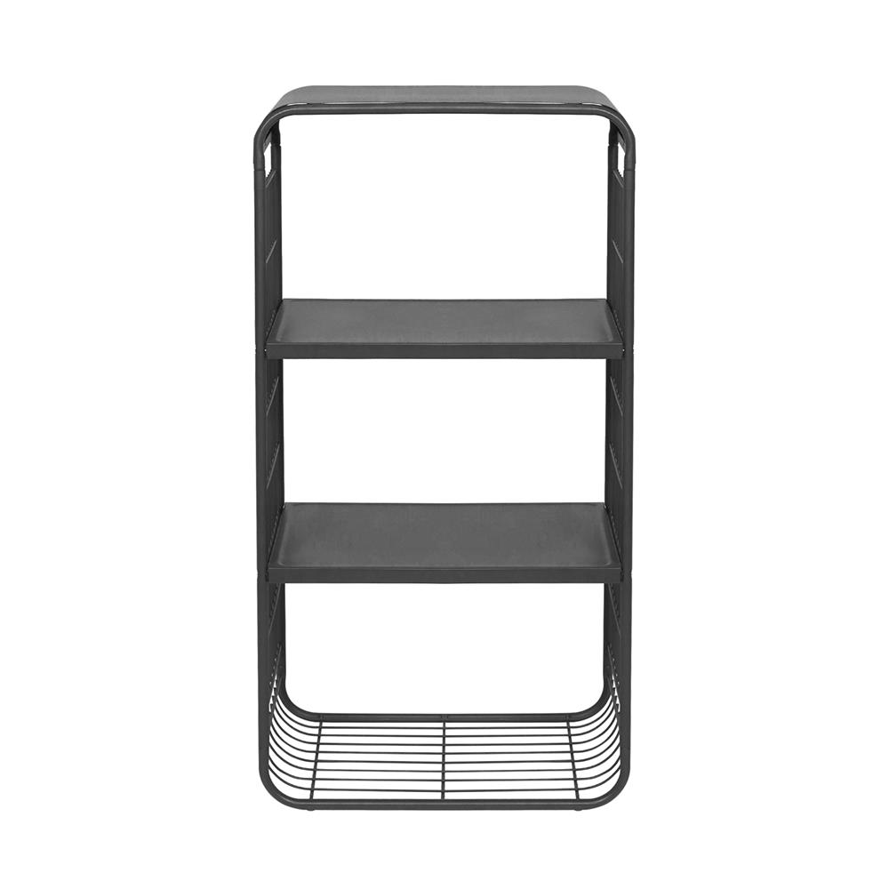 ชั้นวางของ 3 ชั้น STACKO MELLOW 43X30.5X84 ซม. สีเทา