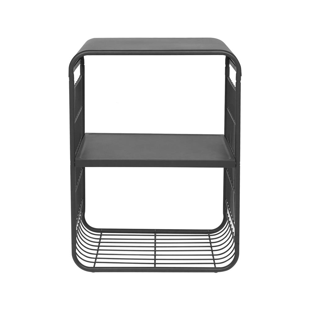 ชั้นวางของ 2 ชั้น STACKO MELLOW 43X30.5X57 ซม. สีเทา