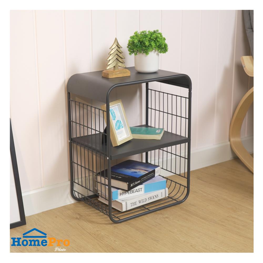 ชั้นวางของ 2 ชั้น STACKO MELLOW 43X30.5X57 ซม. สีเทา