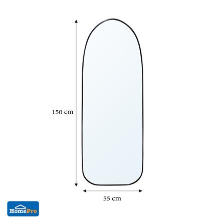 กระจกยาวตั้งพื้น-ติดผนัง MOYA HP-2025-BK55X 150 ซม._6