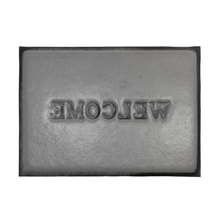 พรมเช็ดเท้าดักฝุ่น HOME LIVING STYLE S.WELCOME 50X70 ซม. สีเทา_2