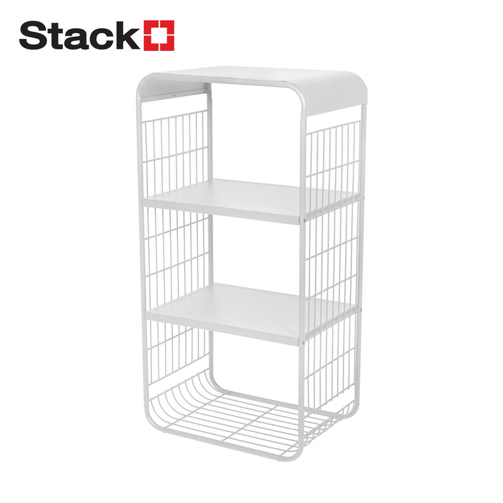 ชั้นวางของ 3 ชั้น STACKO MELLOW 43X30.5X84 ซม. สีขาว_0