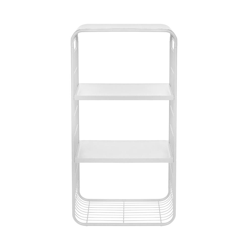 ชั้นวางของ 3 ชั้น STACKO MELLOW 43X30.5X84 ซม. สีขาว