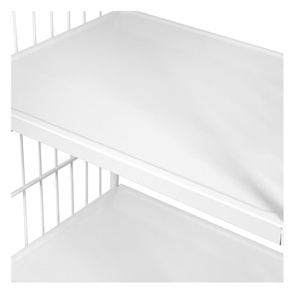 ชั้นวางของ 3 ชั้น STACKO MELLOW 43X30.5X84 ซม. สีขาว