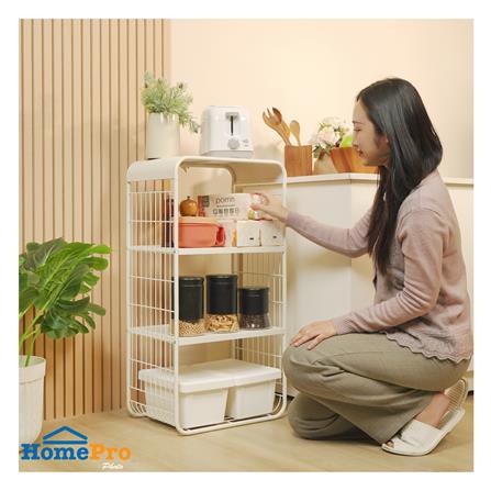 ชั้นวางของ 3 ชั้น STACKO MELLOW 43X30.5X84 ซม. สีขาว_4