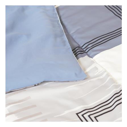 ชุดผ้าปูที่นอน 6 ฟุต (ชุด 6 ชิ้น) HOME LIVING STYLE RECTANGLE สี GREY_4