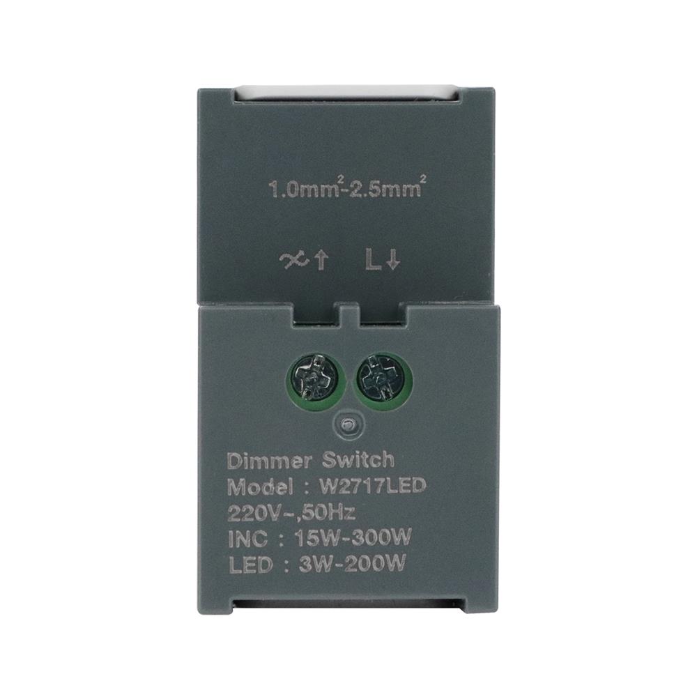 สวิตช์หรี่ไฟ LED HACO TJ-W2717 300 วัตต์ สีขาว