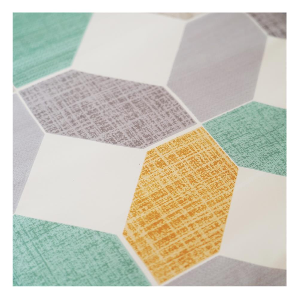 ชุดผ้าปูที่นอน 6 ฟุต (ชุด 6 ชิ้น) HOME LIVING STYLE OCTAGON สี GREEN