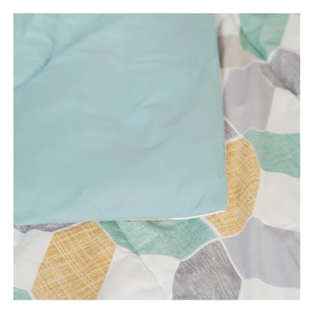 ชุดผ้าปูที่นอน 6 ฟุต (ชุด 6 ชิ้น) HOME LIVING STYLE OCTAGON สี GREEN_3