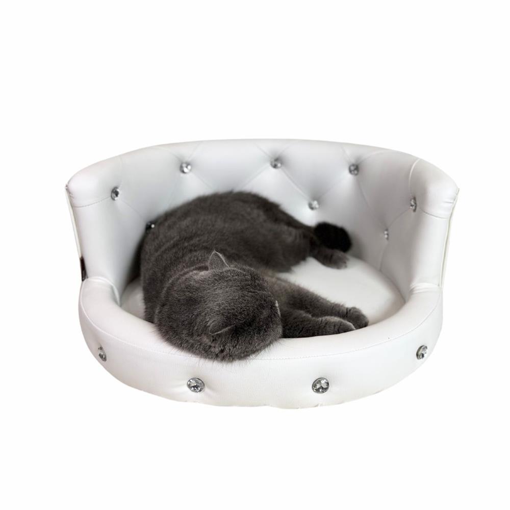 โซฟาสัตว์เลี้ยง PET BUDDY PB05S 26X55X46 ซม. สีขาว