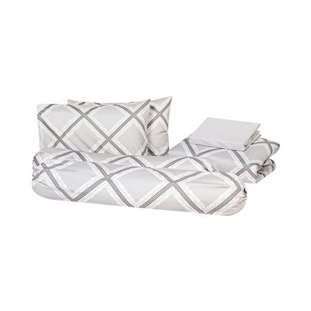 ชุดผ้าปูที่นอน 6 ฟุต (ชุด 6 ชิ้น) HOME LIVING STYLE CLASSIC DIAMOND สี BROWN_1