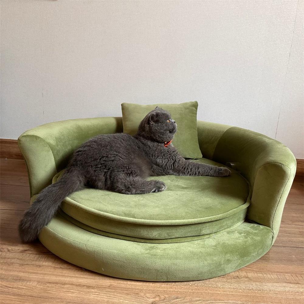 โซฟาสัตว์เลี้ยง PET BUDDY PB03 65X55X32 ซม. สีเขียว