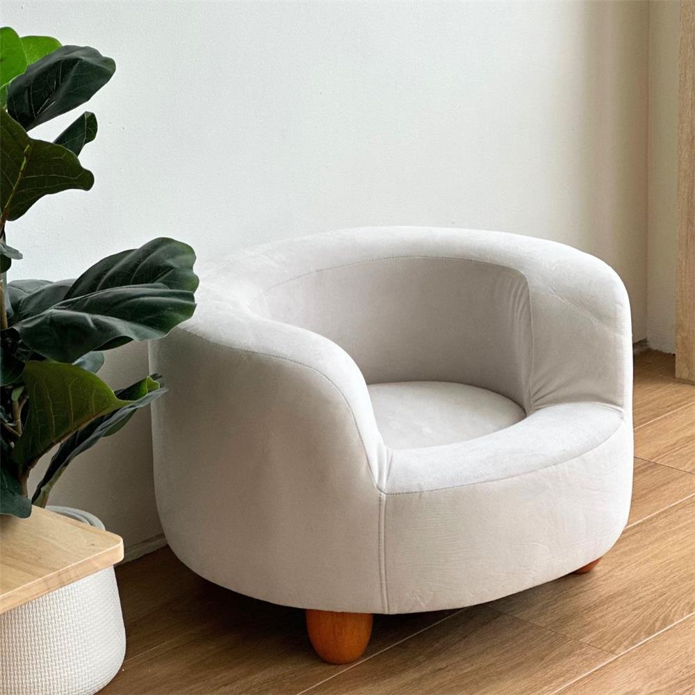 โซฟาสัตว์เลี้ยง PET BUDDY PB02 55X50X36 ซม. สีครีม