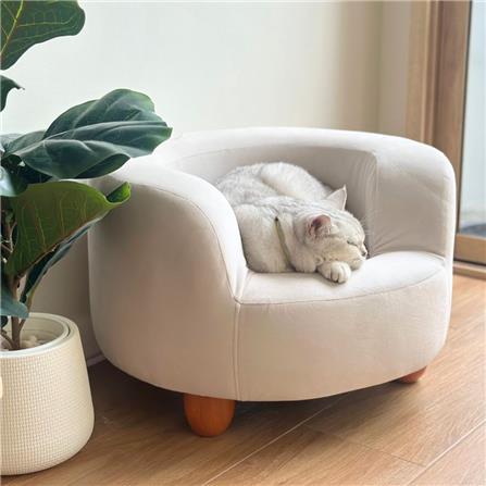 โซฟาสัตว์เลี้ยง PET BUDDY PB02 55X50X36 ซม. สีครีม_1