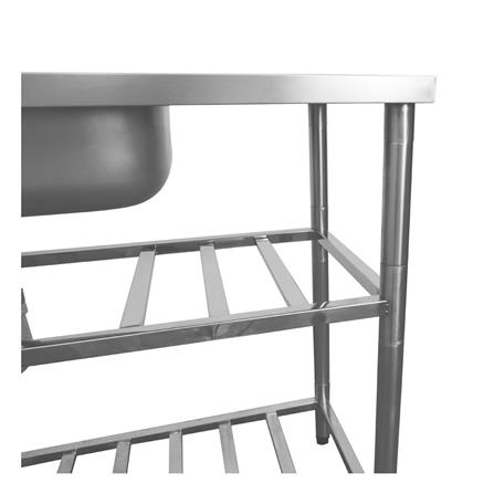 ซิงค์ขาตั้ง 1 หลุม 1 ที่พัก MESTER PSR75 เงิน_4