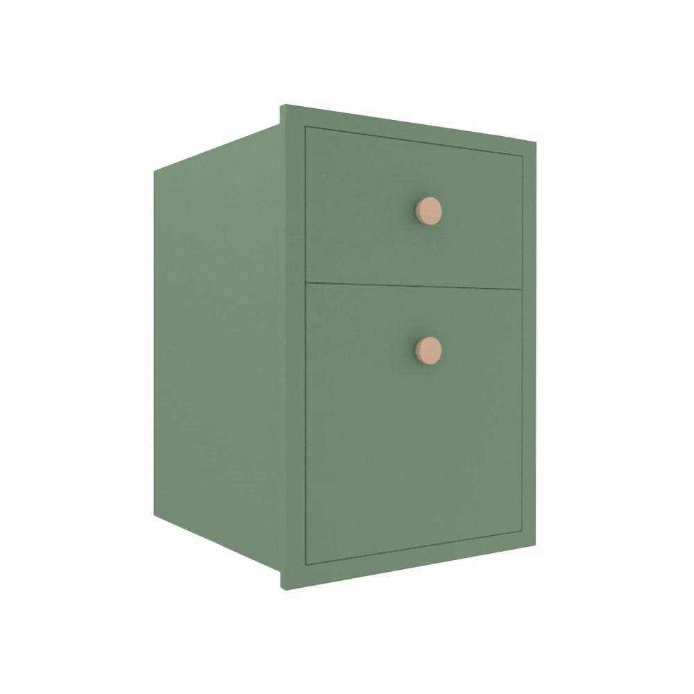 ตู้ลิ้นชัก MJ DOT 66x66 ซม. สี MATCHA