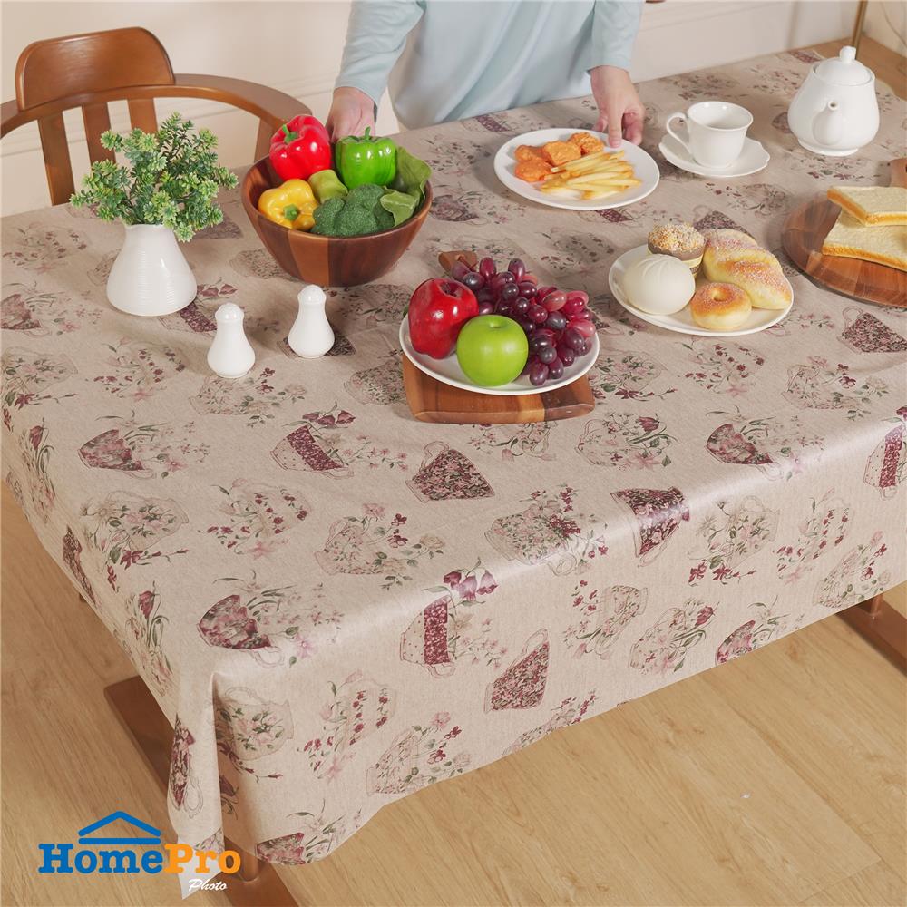 ผ้าปูโต๊ะสำเร็จเหลี่ยม KECH TEAROSE 137x180 ซม.