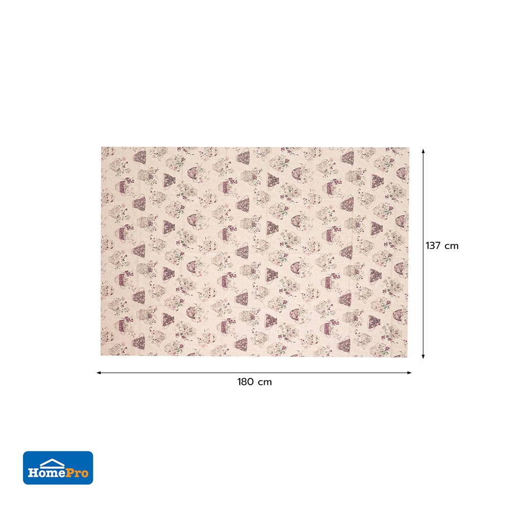 ผ้าปูโต๊ะสำเร็จเหลี่ยม KECH TEAROSE 137x180 ซม.