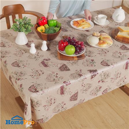 ผ้าปูโต๊ะสำเร็จเหลี่ยม KECH TEAROSE 137x180 ซม._6