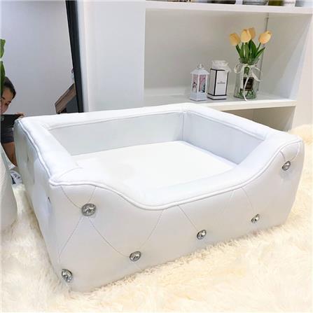 โซฟาสัตว์เลี้ยง PET BUDDY PB10 20X50X40 ซม. สีขาว_3