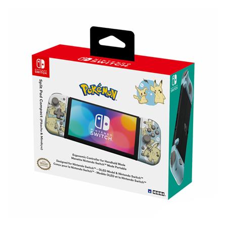 จอย NINTENDO SWITCH HORI SPLIT PAD COMPACT ลาย PIKACHU และ MIMIKYU สีขาว_3