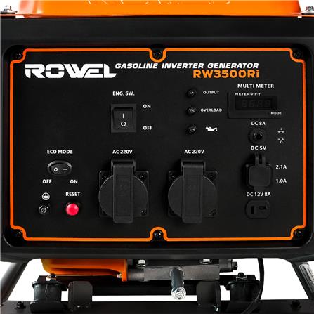 เครื่องกำเนิดไฟฟ้าเบนซิน ROWEL RW-GE-RW3500RI 220V 3.5 กิโลวัตต์_2