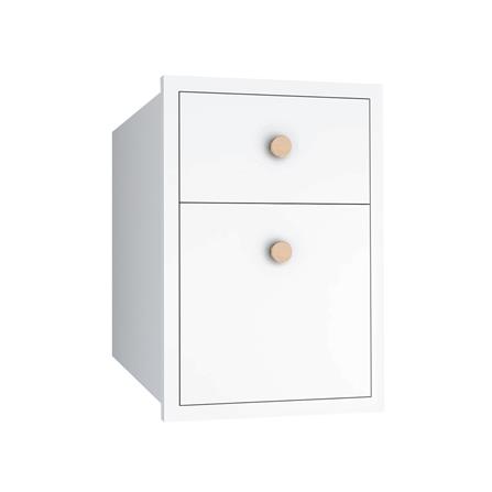 ตู้ลิ้นชัก MJ DOT 46x66 ซม. สี WHITE_1