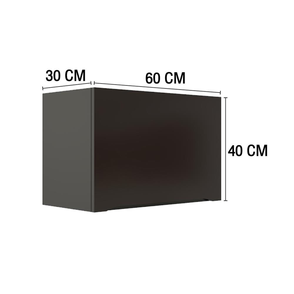 ตู้แขวนเดี่ยว MJ ECO 60x40 ซม. สี DARK CHOCOLATE