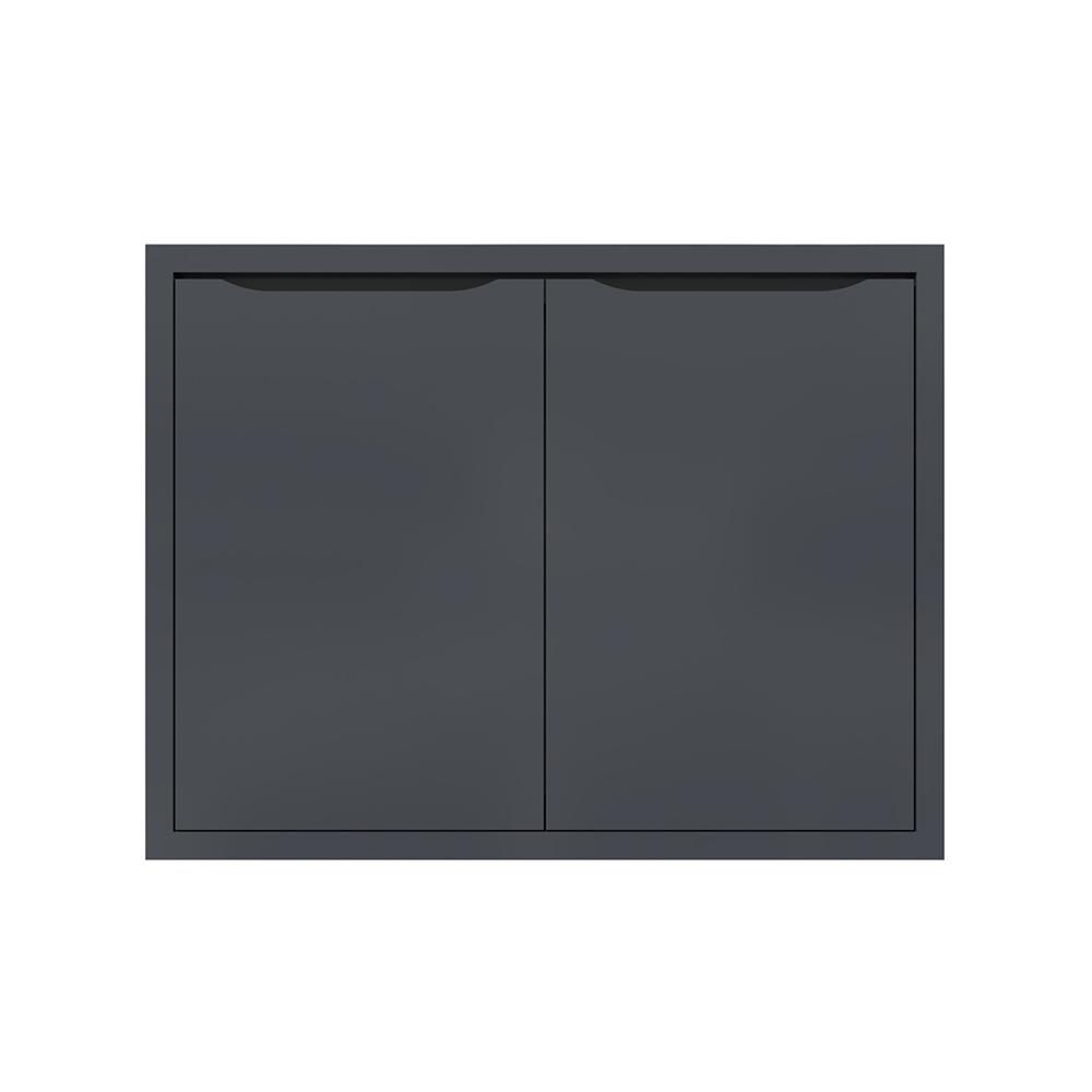 บานซิงค์คู่ MJ ECO 86x66 ซม. สี GREY GRAPHITE