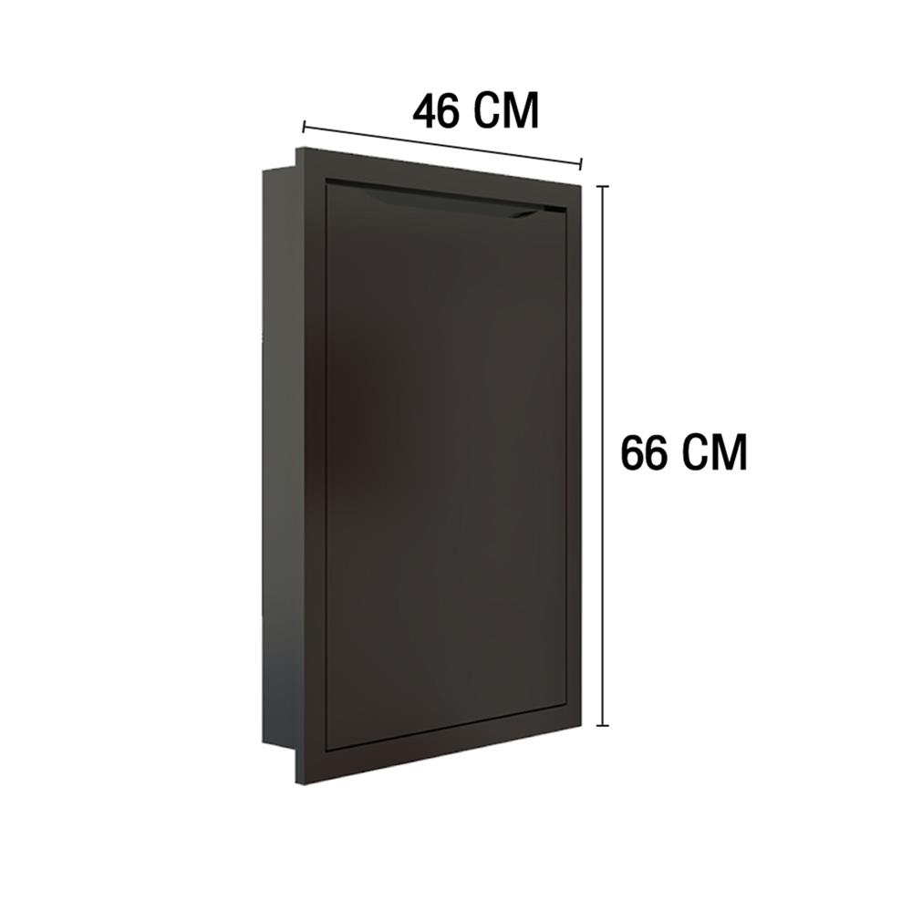 บานซิงค์เดี่ยว MJ ECO 46x66 ซม. สี DARK CHOCOLATE
