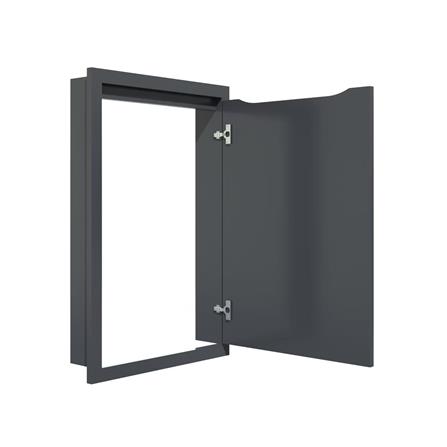 บานซิงค์เดี่ยว MJ ECO 46x66 ซม. สี GREY GRAPHITE_2