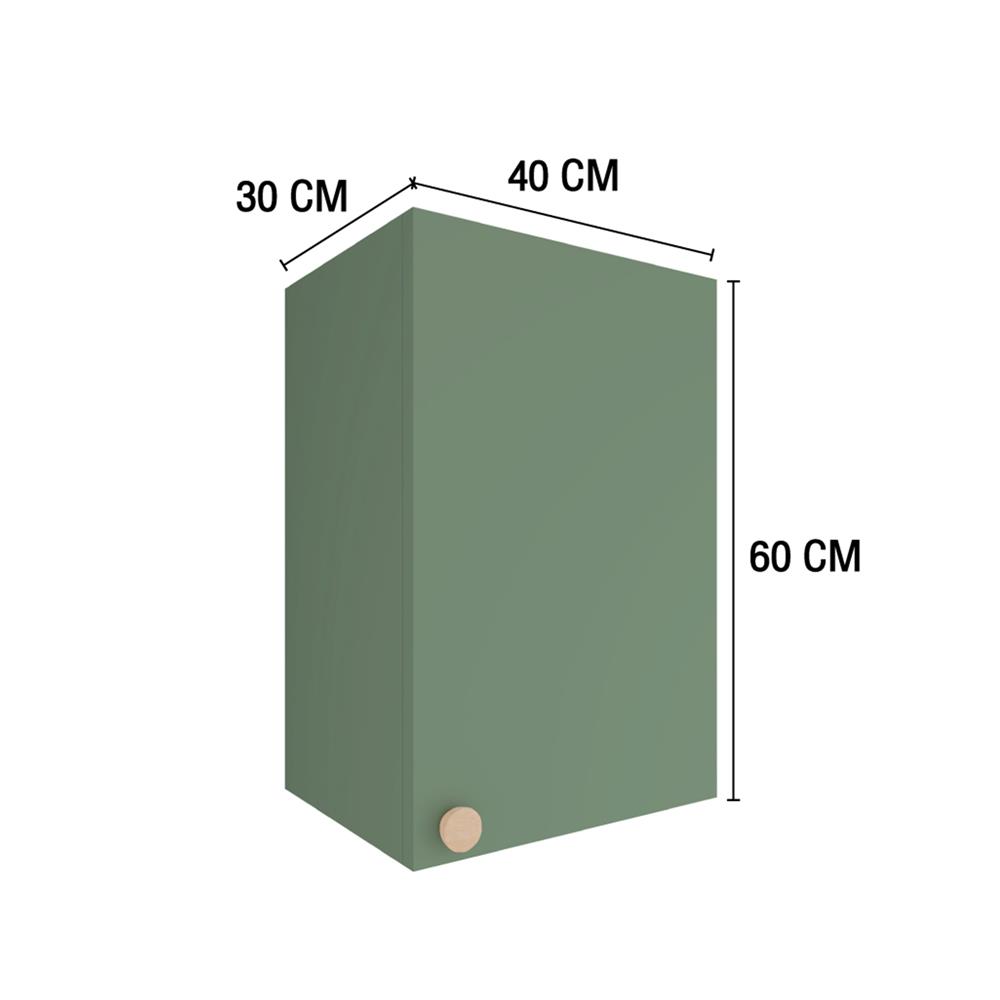 ตู้แขวนเดี่ยว MJ DOT 40x60 ซม. สี MATCHA
